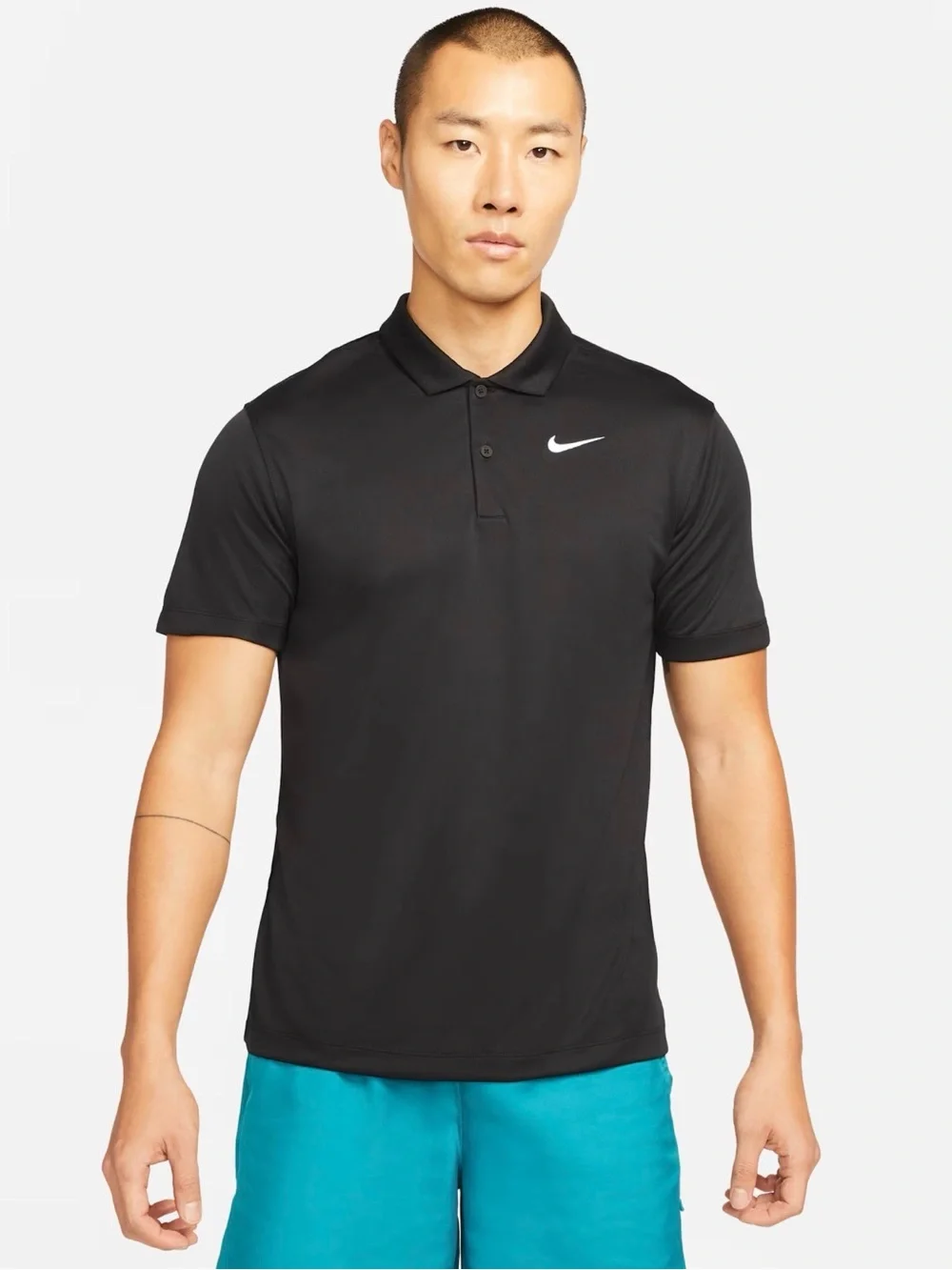 2 for $30 sale: Nike black dri-fit black golf tennis polo - M
